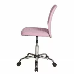 Duo Collection Bürodrehstuhl Milo II - Webstoff / Stahl - Rosa / Chrom -Buromobel Verkaufe 1000198953 200127 16102000063 DETAILS P000000001000198953