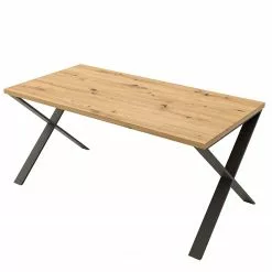 Norrwood Esstisch Bostic - Artisaneiche Dekor / Anthrazit