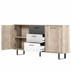 Norrwood Sideboard Brookton - Mehrfarbig / Eiche Dekor -Buromobel Verkaufe 1000202465 200124 09544000223 DETAILS P000000001000202465