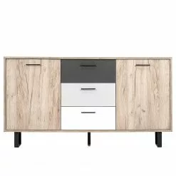 Norrwood Sideboard Brookton - Mehrfarbig / Eiche Dekor -Buromobel Verkaufe 1000202465 200124 09544000224 DETAILS P000000001000202465