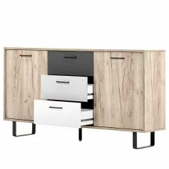 Norrwood Sideboard Brookton - Mehrfarbig / Eiche Dekor -Buromobel Verkaufe 1000202465 200124 09544000227 DETAILS P000000001000202465