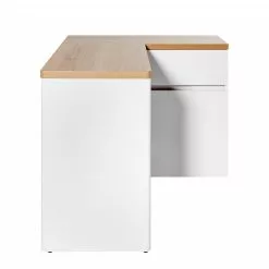 Jahnke Eckschreibtisch Cu-Libre - Kerneiche Dekor / Weiß -Buromobel Verkaufe 1000204357 200218 08151900060 DETAILS P000000001000204357