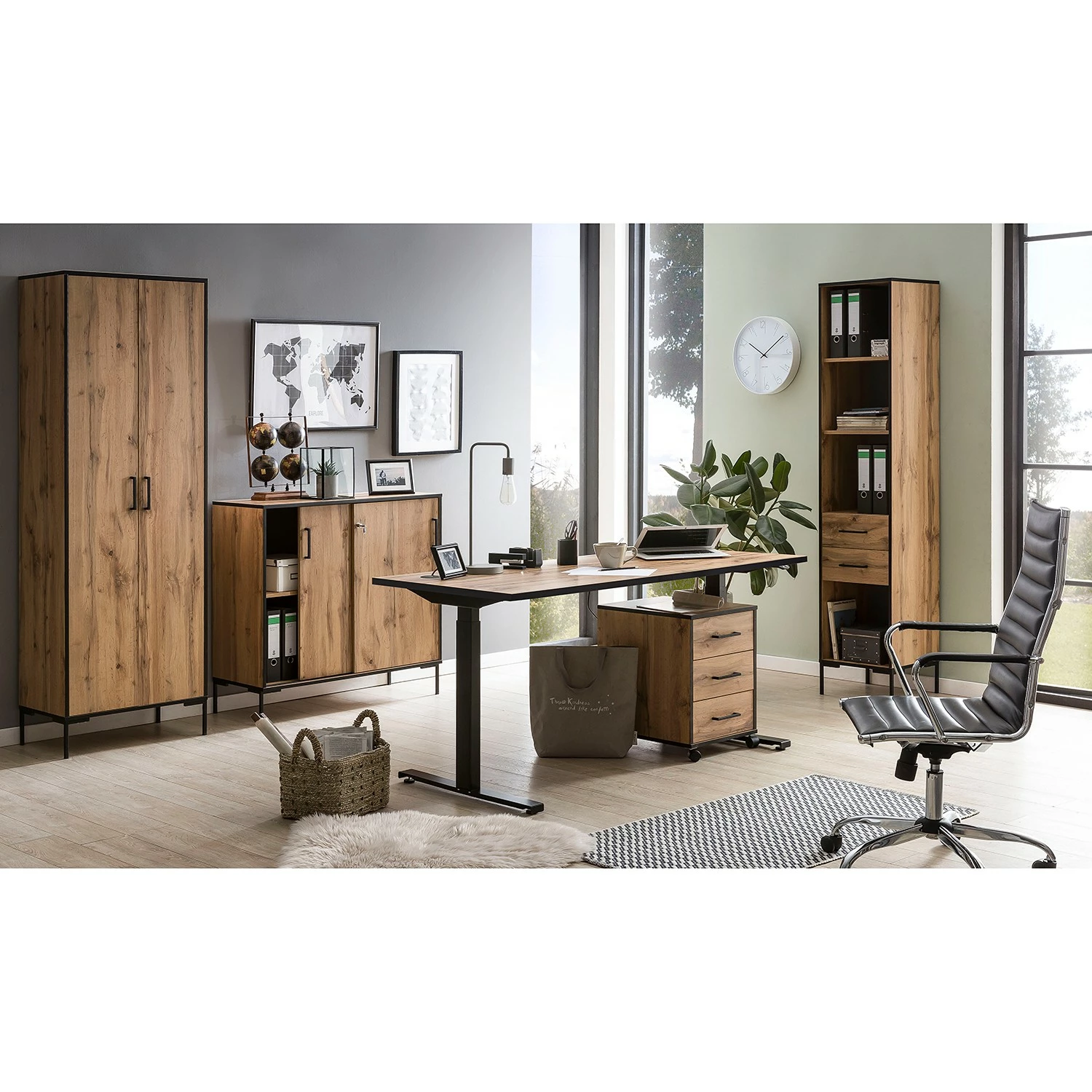 Fredriks Aktenschrank Cumminus II - Eiche Dekor 5 Fredriks Aktenschrank Cumminus II - Eiche Dekor – Bild 3