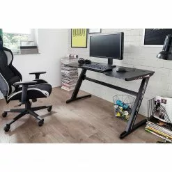 Furnitive Gaming Tisch mcRacing Basic 5 - (mit LED Beleuchtung) - Stahl - Carbon Dekor / Schwarz -Buromobel Verkaufe 1000205571 200324 06100800061 MOOD DETAILS P000000001000205571 mood