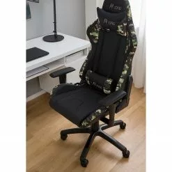 Furnitive Gaming Chair mcRacing N51 - Kunstleder / Kunststoff - Schwarz / Camouflage -Buromobel Verkaufe 1000207826 201008 06403900057 DETAILS P000000001000207826