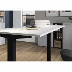 Germania Schreibtisch GW-Agenda II - (elektrisch höhenverstellbar) - Lichtgrau - Breite: 160 cm -Buromobel Verkaufe 1000210653 200408 14223400112 DETAILS P000000001000210653