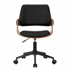 Mørteens Bürostuhl Luumaki - Kunstleder - Schwarz / Walnuss -Buromobel Verkaufe 1000210873 200814 11093700073 DETAILS P000000001000210873