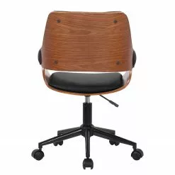 Mørteens Bürostuhl Luumaki - Kunstleder - Schwarz / Walnuss -Buromobel Verkaufe 1000210873 200814 11093800076 DETAILS P000000001000210873