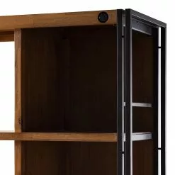 Ars manufacti Regal Manchester VII - Akazie massiv / Metall - Akazie / Anthrazit -Buromobel Verkaufe 1000210955 201008 16420800015 DETAILS P000000001000210955