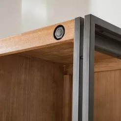 Ars manufacti Regal Manchester VII - Akazie massiv / Metall - Akazie / Anthrazit -Buromobel Verkaufe 1000210955 210121 12574700010 DETAILS P000000001000210955