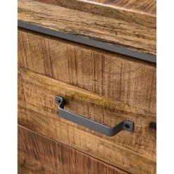 Ars manufacti Sideboard Hunter II - Mango massiv / Metall - Mango / Blaugrau -Buromobel Verkaufe 1000211063 210219 10174000007 DETAILS P000000001000211063