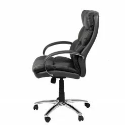 Furnitive Chefsessel Blackford XXL - Kunstleder / Metall - Grau / Chrom 13 Furnitive Chefsessel Blackford XXL - Kunstleder / Metall - Grau / Chrom -Buromobel Verkaufe 1000211328 200511 14230100005 DETAILS P000000001000211328