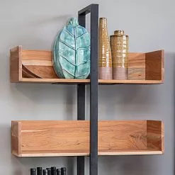 Red Living Regal Toome II - Akazie massiv / Metall - Akazie / Schwarz -Buromobel Verkaufe 1000211445 200504 13494000162 DETAILS P000000001000211445