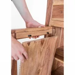 Naturoo Sideboard Nyack - Mango massiv / Wiener Geflecht - Mango / Gold -Buromobel Verkaufe 1000211454 210217 11363200005 DETAILS P000000001000211454