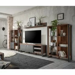 Ars manufacti Regal Marton II - Eiche Stirling Dekor / Anthrazit -Buromobel Verkaufe 1000211522 200424 13261900045 MOOD DETAILS P000000001000211522 mood