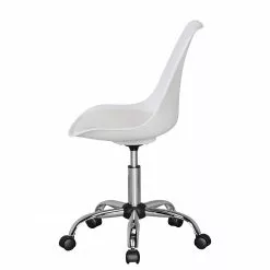 Furnitive Bürostuhl Kahoka - Kunstleder / Metall - Chrom - Weiß -Buromobel Verkaufe 1000211737 200506 12473400170 DETAILS P000000001000211737