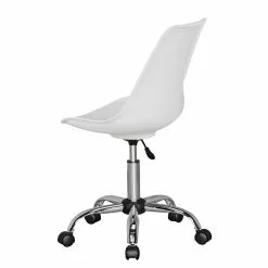 Furnitive Bürostuhl Kahoka - Kunstleder / Metall - Chrom - Weiß -Buromobel Verkaufe 1000211737 200506 12473400171 DETAILS P000000001000211737