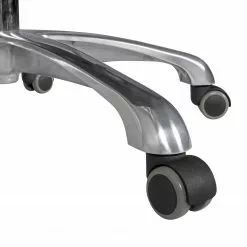 Furnitive Chefsessel Caracol - Kunstleder / Aluminium - Schwarz -Buromobel Verkaufe 1000211764 200506 12474000382 DETAILS P000000001000211764