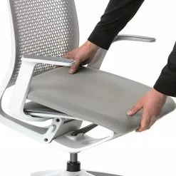 Sedus Bürostuhl se:motion IV - Weiß / Hellgrau -Buromobel Verkaufe 1000212416 200507 14154800165 DETAILS P000000001000212416