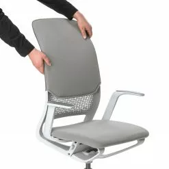 Sedus Bürostuhl se:motion III - Hellgrau / Weiß -Buromobel Verkaufe 1000212418 200507 14154900177 DETAILS P000000001000212418