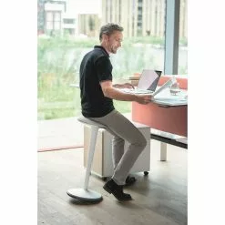 Sedus Stehhocker se:fit - Weiß / Grau -Buromobel Verkaufe 1000212447 200507 14155900309 MOOD DETAILS P000000001000212447 mood