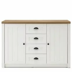 Norrwood Sideboard Proville II - Eiche Weiß Dekor / Eiche Dekor -Buromobel Verkaufe 1000213899 200525 13152000161 DETAILS P000000001000213899