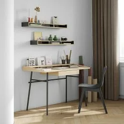 Temahome Schreibtisch Ply II - Eiche teilmassiv / Metall - Eiche Hell / Schwarz -Buromobel Verkaufe 1000214019 200527 06044000035 MOOD DETAILS P000000001000214019 mood