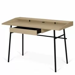 Temahome Schreibtisch Ply II - Eiche teilmassiv / Metall - Eiche Hell / Schwarz -Buromobel Verkaufe 1000214019 200527 06044100037 DETAILS P000000001000214019