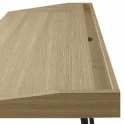 Temahome Schreibtisch Ply II - Eiche teilmassiv / Metall - Eiche Hell / Schwarz -Buromobel Verkaufe 1000214019 200527 06044600041 DETAILS P000000001000214019