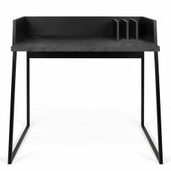 Temahome Schreibtisch Volga - Metall - Beton Dekor Schwarz / Schwarz -Buromobel Verkaufe 1000214021 200527 06045800056 DETAILS P000000001000214021