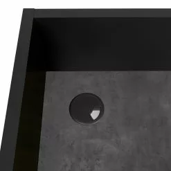 Temahome Schreibtisch Volga - Metall - Beton Dekor Schwarz / Schwarz -Buromobel Verkaufe 1000214021 200527 06050200060 DETAILS P000000001000214021