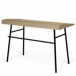 Temahome Schreibtisch Ply I - Eiche teilmassiv / Metall - Eiche Hell / Schwarz -Buromobel Verkaufe 1000214023 200527 06051900076 DETAILS P000000001000214023
