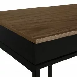 Temahome Schreibtisch City - Nussbaum / Schwarz -Buromobel Verkaufe 1000214065 200527 06061000142 DETAILS P000000001000214065