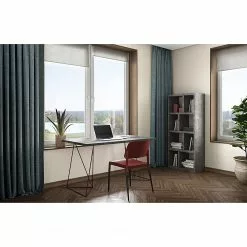 Temahome Schreibtisch Hueva I - Beton Dekor / Schwarz -Buromobel Verkaufe 1000214066 200527 06061900155 MOOD DETAILS P000000001000214066 mood