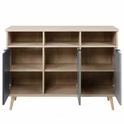 Mørteens Sideboard Elysian - Grau / Eiche Dekor -Buromobel Verkaufe 1000214503 200608 14174200129 DETAILS P000000001000214503