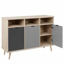 Mørteens Sideboard Elysian - Grau / Eiche Dekor -Buromobel Verkaufe 1000214503 200608 14174300130 DETAILS P000000001000214503