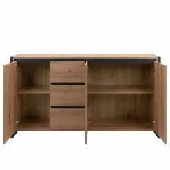 Red Living Sideboard Denville - Eiche Artisan Dekor / Anthrazit -Buromobel Verkaufe 1000214505 200608 14181600161 DETAILS P000000001000214505