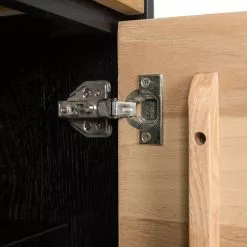 Studio Copenhagen Regal Xavi - Echtholzfurnier / Metall - Eiche / Eiche Schwarz -Buromobel Verkaufe 1000218026 220107 12570000084 DETAILS P000000001000218026