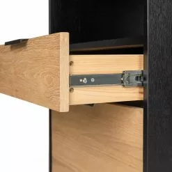 Studio Copenhagen Regal Xavi - Echtholzfurnier / Metall - Eiche / Eiche Schwarz -Buromobel Verkaufe 1000218026 220107 12570000086 DETAILS P000000001000218026