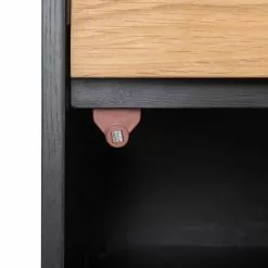 Studio Copenhagen Regal Xavi - Echtholzfurnier / Metall - Eiche / Eiche Schwarz -Buromobel Verkaufe 1000218026 220107 12570000088 DETAILS P000000001000218026