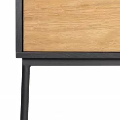 Studio Copenhagen Regal Xavi - Echtholzfurnier / Metall - Eiche / Eiche Schwarz -Buromobel Verkaufe 1000218026 220107 12570100090 DETAILS P000000001000218026