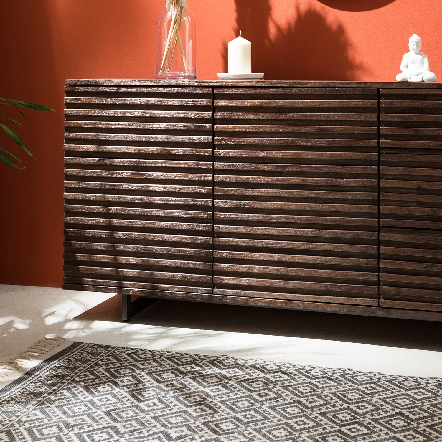 Studio Copenhagen Sideboard Kirley I - Akazie massiv - Akazie Dunkel 4 Studio Copenhagen Sideboard Kirley I - Akazie massiv - Akazie Dunkel – Bild 2