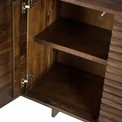 Studio Copenhagen Sideboard Kirley II - Akazie massiv - Akazie Dunkel -Buromobel Verkaufe 1000218073 210311 12040200016 DETAILS P000000001000218073