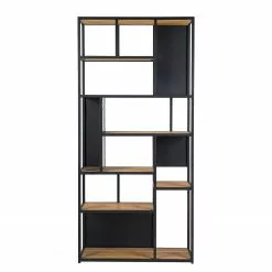 Studio Copenhagen Regal Flox II - Echtholzfurnier / Metall - Eiche / Schwarz -Buromobel Verkaufe 1000218118 210903 14103100011 DETAILS P000000001000218118