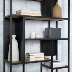 Studio Copenhagen Regal Flox II - Echtholzfurnier / Metall - Eiche / Schwarz -Buromobel Verkaufe 1000218118 211020 14272100042 DETAILS P000000001000218118