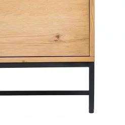 Studio Copenhagen Sideboard Flox II - Echtholzfurnier / Metall - Eiche / Schwarz -Buromobel Verkaufe 1000218135 210901 08140000027 DETAILS P000000001000218135 1