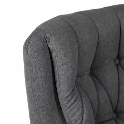 Jack & Alice Bürosessel Bracon II - Flachgewebe / Nylon - Dunkelgrau / Schwarz -Buromobel Verkaufe 1000218350 220330 045 DETAILS P000000001000218350