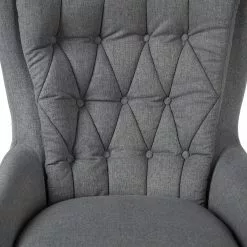 Jack & Alice Bürosessel Bracon II - Flachgewebe / Nylon - Dunkelgrau / Schwarz -Buromobel Verkaufe 1000218350 220330 055 DETAILS P000000001000218350