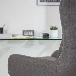 Jack & Alice Bürosessel Bracon II - Flachgewebe / Nylon - Dunkelgrau / Schwarz -Buromobel Verkaufe 1000218350 220630 022 MOOD DETAILS P000000001000218350 mood