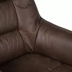 Furnitive Bürostuhl Grately - Microfaser / Nylon - Braun / Schwarz -Buromobel Verkaufe 1000218362 220330 050 DETAILS P000000001000218362